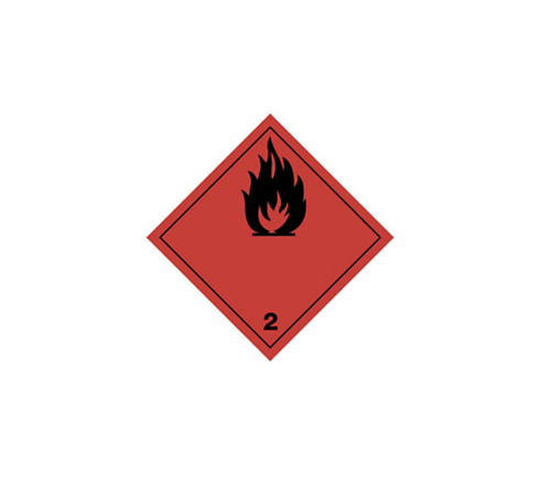 500 étiquettes normalisée etiquettes gaz inflammable