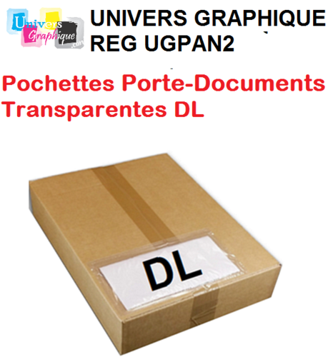 Pochetteporte-document DL NEUTRE