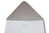 500 ex Enveloppe blanche pointue voeux mariage prestige 110 x 220 mm DL