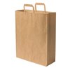 sacs magasin papier 16 litres avec poignée marron 32 X 40 X 12