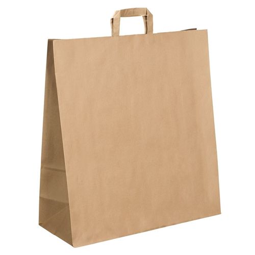 sacs boutique  papier 36 litres avec poignée marron