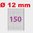 planches A4 de 150 mini étiquettes ronde diamètre 12 mm