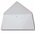 20 ex Enveloppe blanche pointue voeux mariage prestige 110 x 220 mm DL