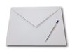 Enveloppe blanche pointue A4  prestige 229 x 324 mm