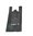 sac  bretelle plastique noir 50 micron 54 x 30 cm