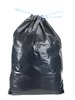 25 Sacs déchet poubelle 50 litres à lien coulissant noir