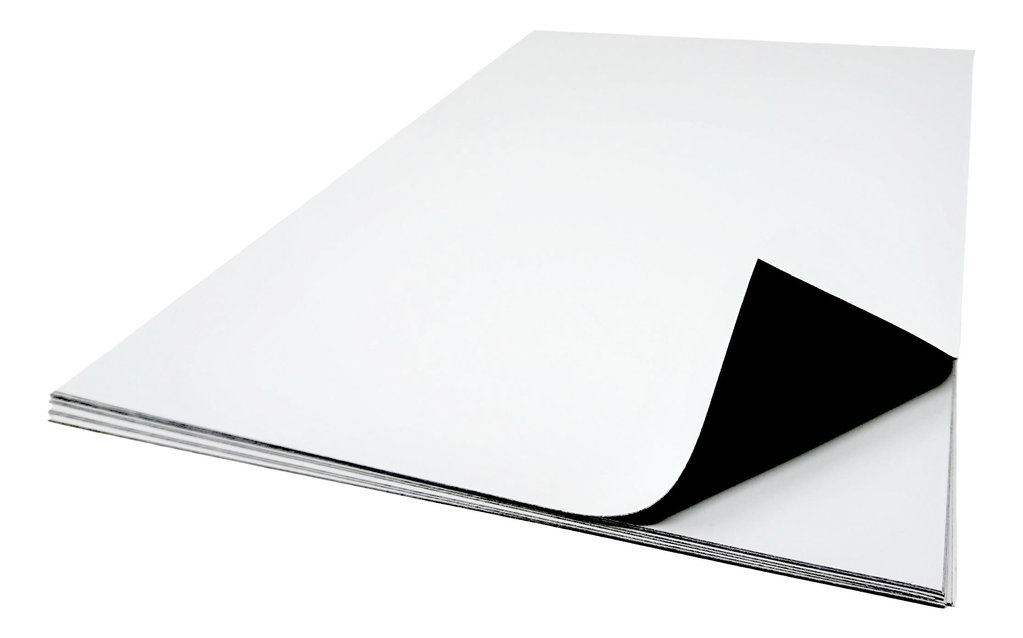 planche A4 papier magnétique pour imprimante blanc 210 x 297 mm